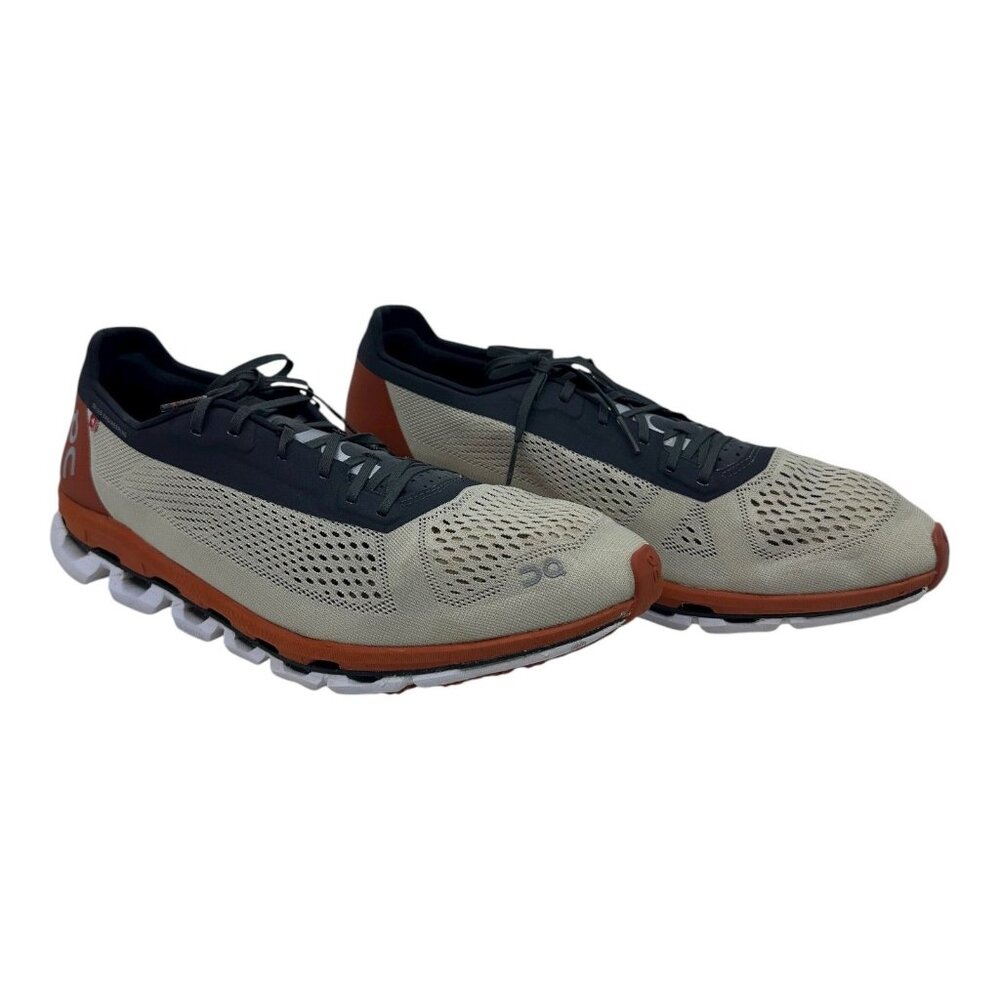 On‎ Running Cloudflow Mens 11.5 Gray Orange Good Helion Speedboard Sneakers